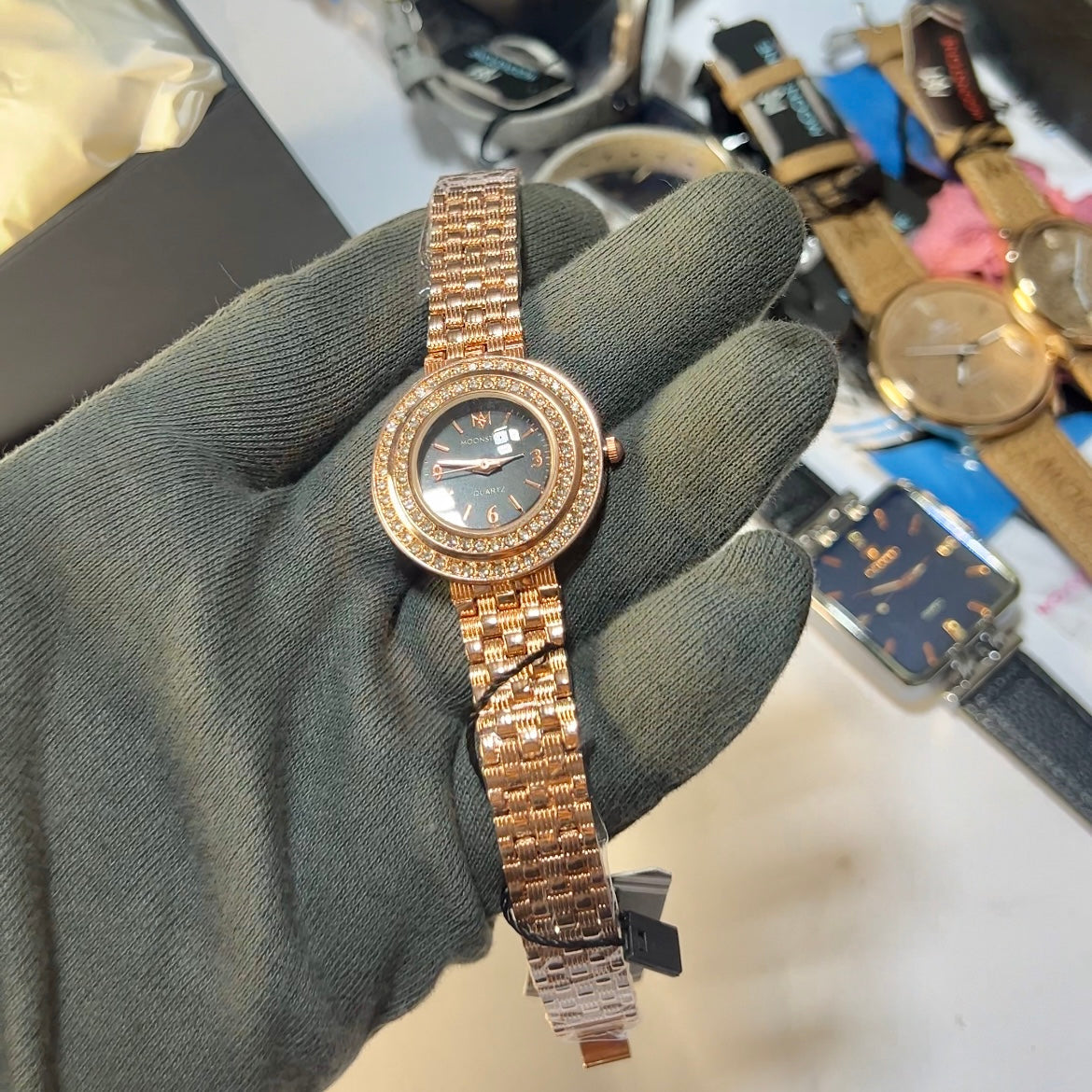 Moonstone Elegance – Premium Ladies Watch by Time Hub