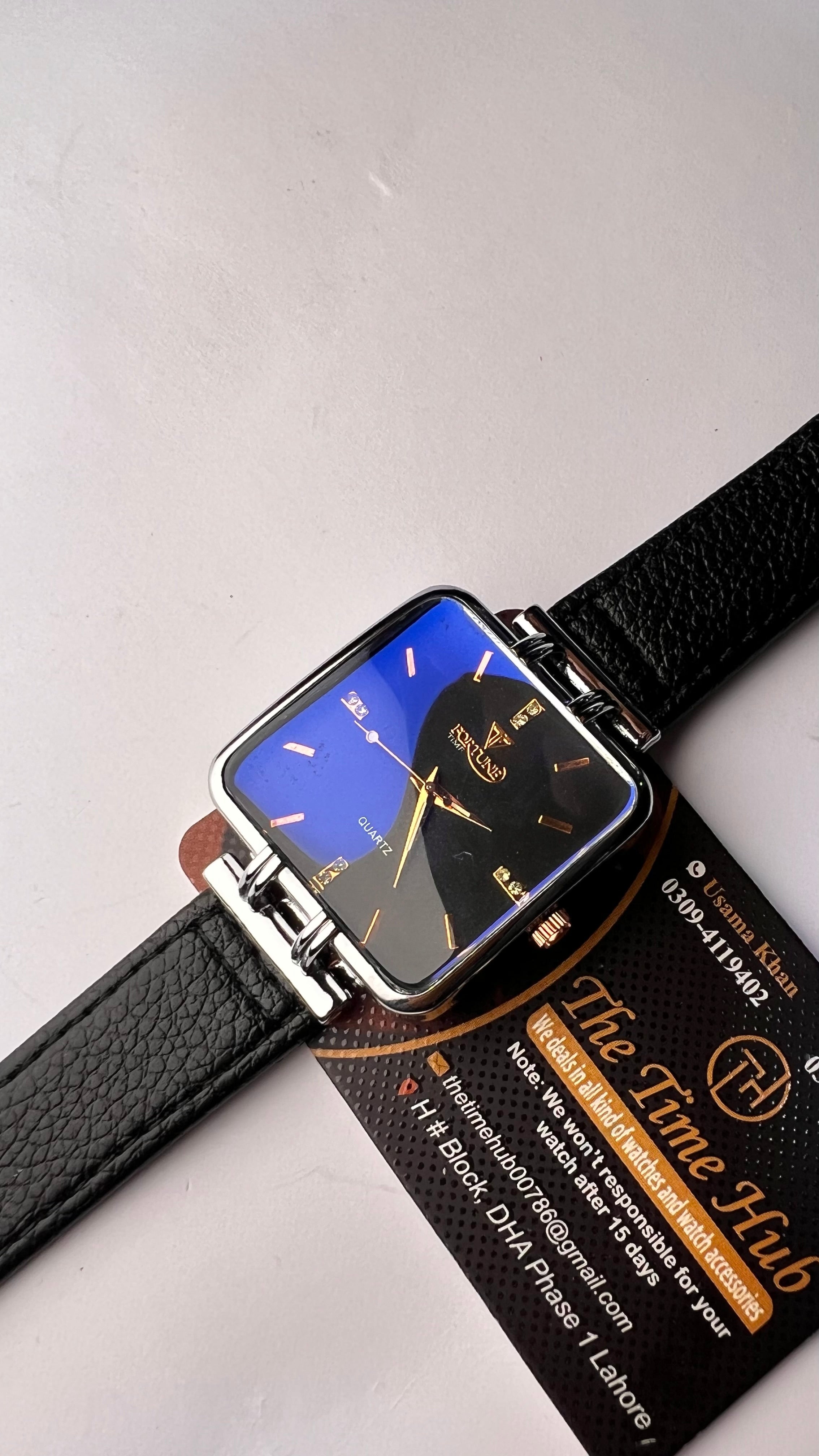 Premium Leather Strap Watch for Men – Elegant & Timeless Style | Time Hub
